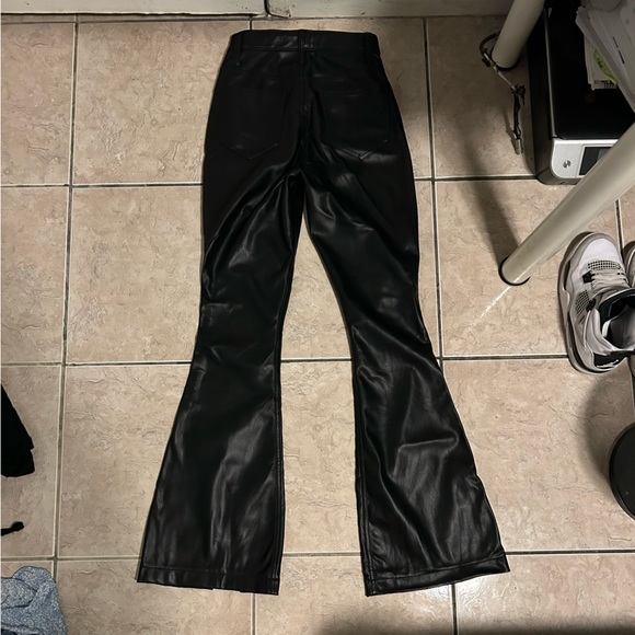 Hollister Faux Leather Flare Pants - Picture 3 of 3